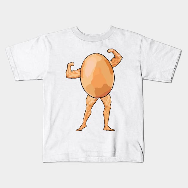 Yolked Front & Back Kids T-Shirt by CleggEmporium